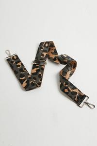 Ремешок через плечо Темный леопардовый принт Betsy & Floss, серый