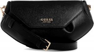 GUESS AMORETTE FLAP CROSSBODY HANDBAG, сумка через плечо, черный