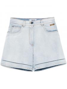 Джинсовые шорты MSGM, синий