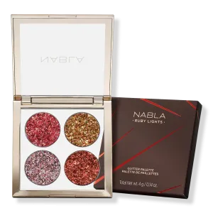 Тени для век Ruby Lights Glitter Palette NABLA