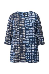 Ulla Popken Лонгслив в цвете Marine Blue, Dark Blue