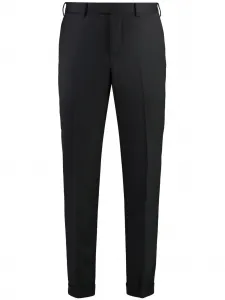 Брюки Travel из смеси шерсти Pt Torino, черный