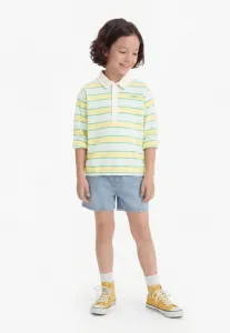 Унисекс футболка с длинными рукавами в ретро-полоску Tinycottons, Ice Blue