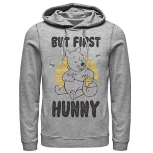 Мужская толстовка с капюшоном Disney Winnie The Pooh But First Hunny, Honey Licensed Character