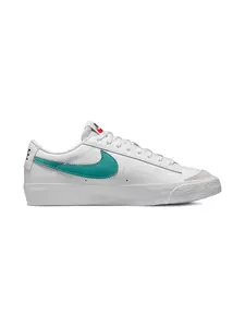 Кеды Blazer 77 Low White/Black/Washed Teal Nike Kids, белый