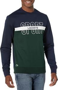 Мужская спортивная теннисная толстовка Lacoste Ripstop, Marine/White/Sinople