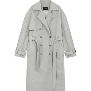 WE11DONE Серое женское пальмо весна 2025, Gray