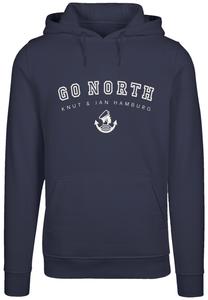 Пуловер F4NT4STIC Hoodie Go North, темно синий