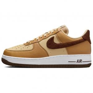 Кроссовки Nike Air Force 1 Skateboarding Shoes Women's Low-top Brown, коричневый