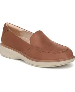 Женские лоферы Calm Down с круглым носком Dr. Scholl's, коричневый