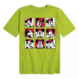 Футболка в сетку с Минни Маус для мальчиков 8–20 лет Licensed Character, зеленый