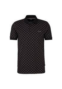Рубашка поло - jj-42paigam пике хлопок стрейч васильковый принт Joop!, черный