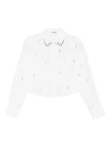 Декорированная рубашка Renata на пуговицах Simkhai, белый
