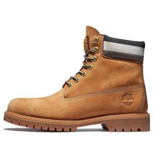 Кроссовки heritage 6 inch waterproof boot 'wheat nubuck with black' Timberland, желтый