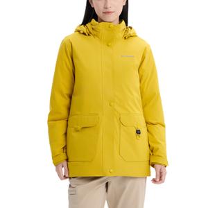 Columbia Водонепроницаемая и теплая ветровка женская, Mist Yellow