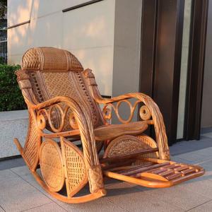 Fantasy Кресло-качалка из ротанга, ручная работа, модель Large Honey-Colored Crown S