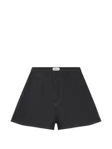 Плиссированные хлопковые шорты Jacquemus, синий