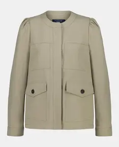 Женская однотонная хлопковая куртка Lloyd's, цвет 520 Kaki