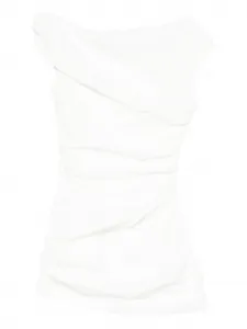 Платье мини Remmy со сборками Paris Georgia, белый