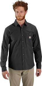 Carhartt мужская футболка Force Sun Defender, свободный крой, легкая, с длинным рукавом, Black
