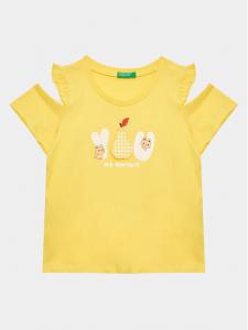 Футболка стандартного кроя United Colors Of Benetton, желтый