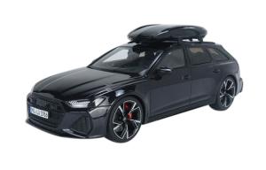 GT SPIRIT Суперкар luxury car series 1 18 audi rs6 avant c8 black warrior с боксом на крыше собранные модели