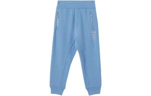 Детские трикотажные спортивные штаны Burberry, цвет Harbour Blue