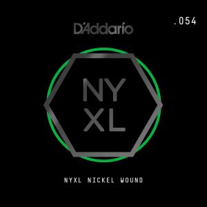 D'Addario NYNW054 NYXL Электрогитара, однострунная, с никелевой обмоткой, .054