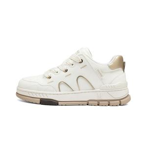 FAIRWHALE Износостойкие мужские скейтерские кеды лоу-топ White Apricot, цвет White Apricot