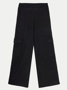 Тканевые брюки свободного кроя Guess, черный