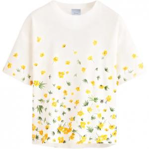 Футболка с рукавом дроп-шолдер для женщин SS26 DIOR, белый