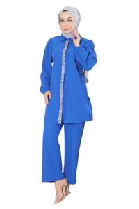 Брючный костюм MODAMIHRAM, синий