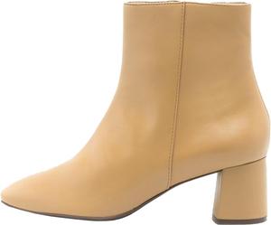 Женские ботильоны с квадратным носком и боковой молнией, на массивном каблуке, нарядные WINDBXYB, Yellow