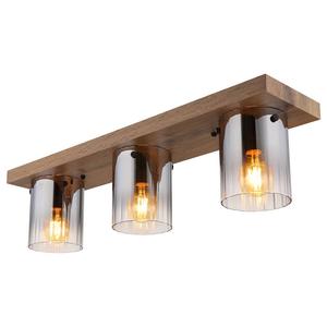 Потолочный светильник Globo Lighting Underwood, дымчатое стекло - количество языков пламени: 3