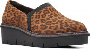 Женские туфли Clarks, Airabell Tye Oxford, Leopard Print