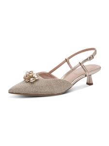 Tamaris Туфли-лодочки на ремешке в золотом цвете