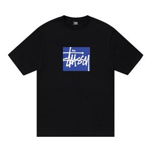 Футболка Stussy Stock Box, черная