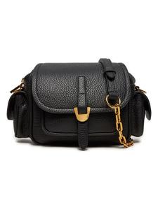 COCCINELLE Кожаная сумка через плечо черного цвета - (Ш)18 x (В)16 x (Г)11 см