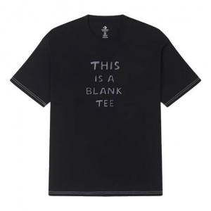 Футболка logo t-shirt 'black' Converse, черный