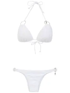 Бикини с металлическими деталями Amir Slama, белый