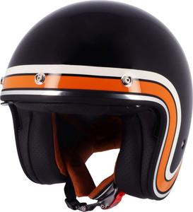 Шлем хелстона "freedom jet" Helstons, Black/Orange