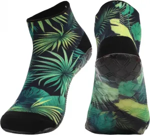 RANDY SUN Пляжные носки для песка с быстросохнущей подошвой, дышащие бесшовные йога-носки с подошвой из ТПЭ, для босых ног, зеленый