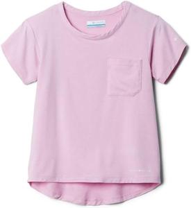 Футболка Columbia Girls Tech Trail с коротким рукавом, Wild Rose Heather