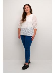 KAFFE curve Блузка с длинными рукавами KClorena, стандартный крой, цвет Chalk