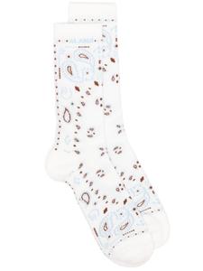 Alanui носки Bandana, белый