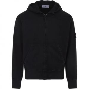 STONE ISLAND Оверсайз худи на молнии, Black