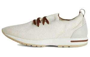 Кроссовки Loro Piana Lifestyle Shoes Men Low-top Beige, бежевый