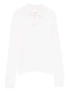 Поло на пуговицах Allude, белый