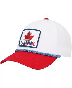 Мужская регулируемая шляпа бело-красная Molson Coors Roscoe American Needle, белый