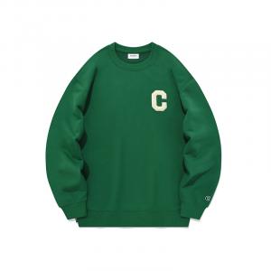 Свитшот весна осень зима унисекс COVERNAT, зеленый